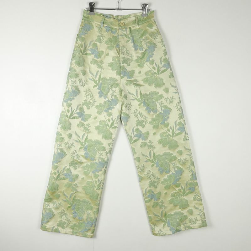 ファファットのバギーパンツ ライトグリーン