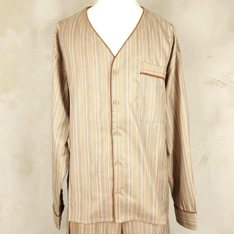 ファファットのストライプパジャマシャツ