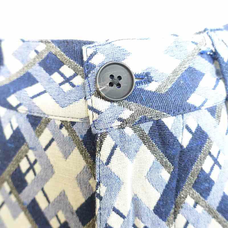 FAFATT ゴブランフレアパンツ ブルー | Flamingo Online 古着屋