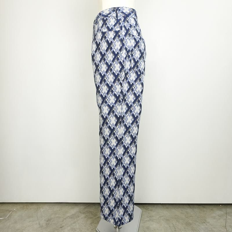 FAFATT ゴブランフレアパンツ ブルー | Flamingo Online 古着屋