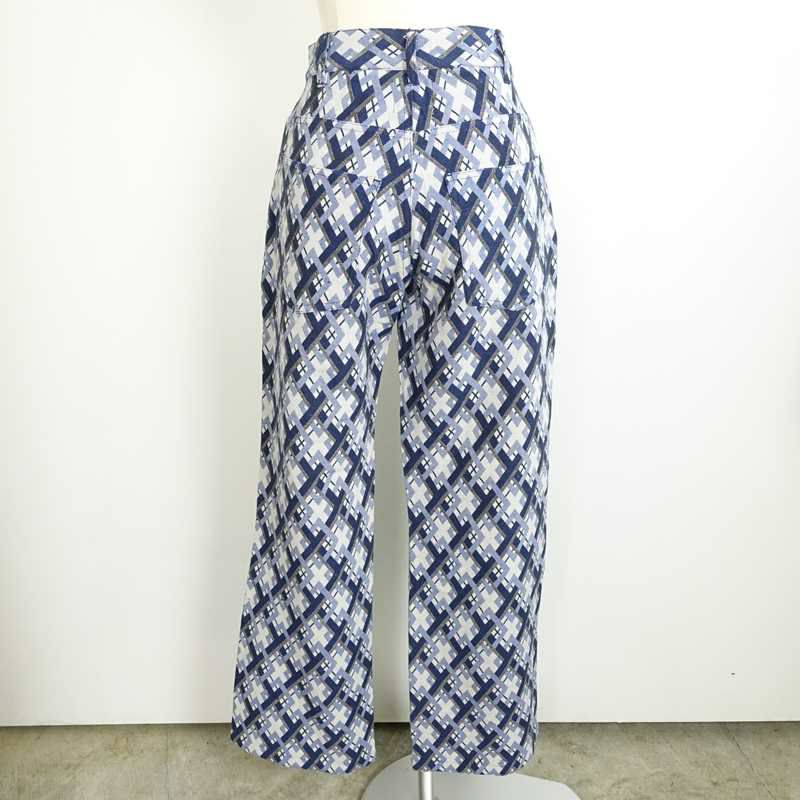 FAFATT ゴブランフレアパンツ ブルー | Flamingo Online 古着屋