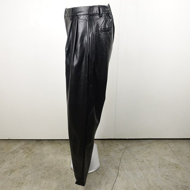 FAFATT PUレザーパンツ ブラック | Flamingo Online 古着屋フラミンゴ