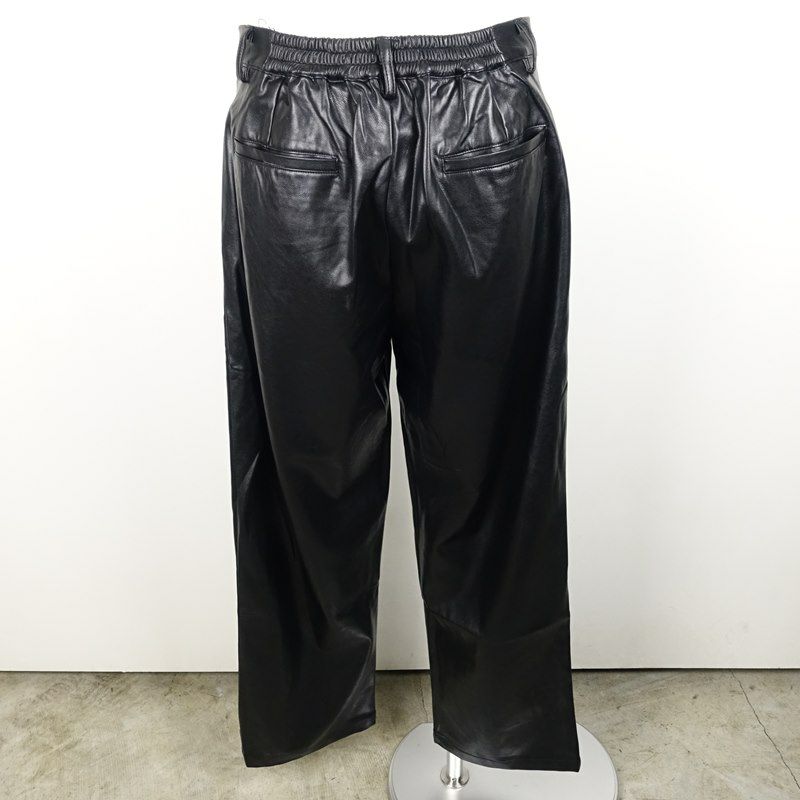 FAFATT PUレザーパンツ ブラック | Flamingo Online 古着屋フラミンゴ