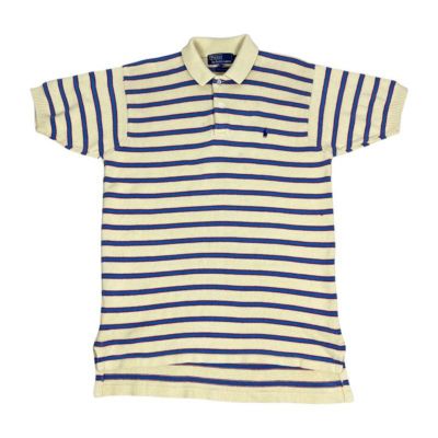 古着 USA製 Ralph Lauren ボーダー 半袖 ポロシャツ | Flamingo