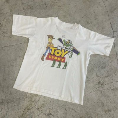ヴィンテージ 古着　キッズ トイ・ストーリー Tシャツ 赤 90s プリントTシャツ レッド 半袖 VINTAGE古着100〜110cm - メルカリ