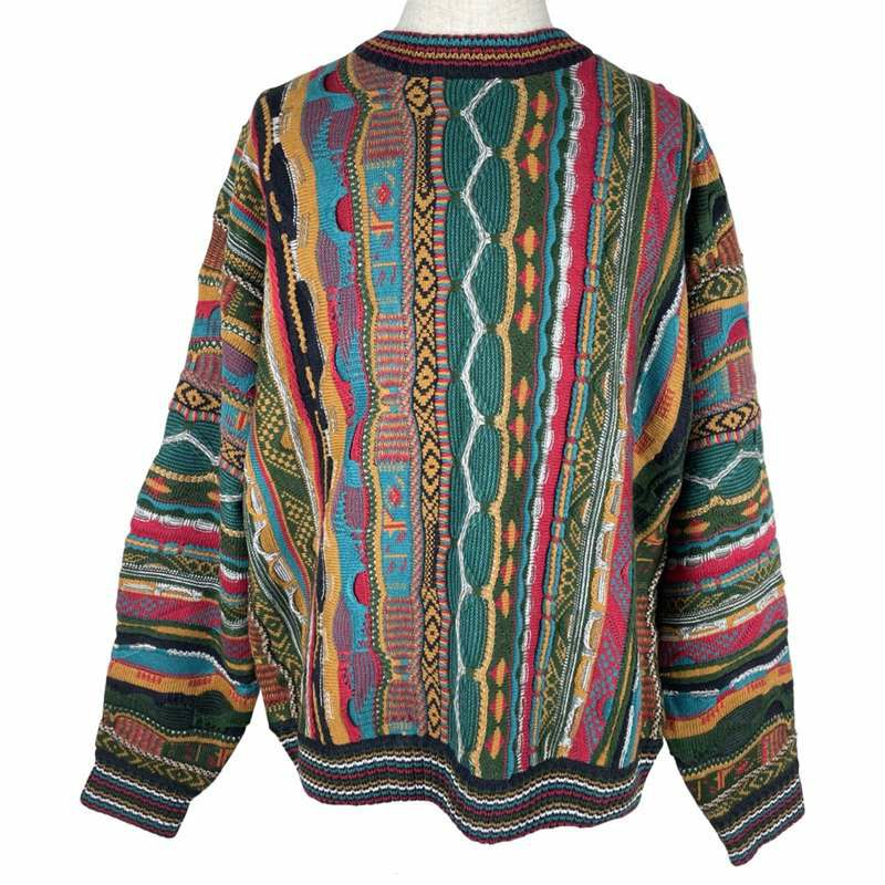 FAFATT 3Dニットクルーネック GREEN | Flamingo Online 古着屋 