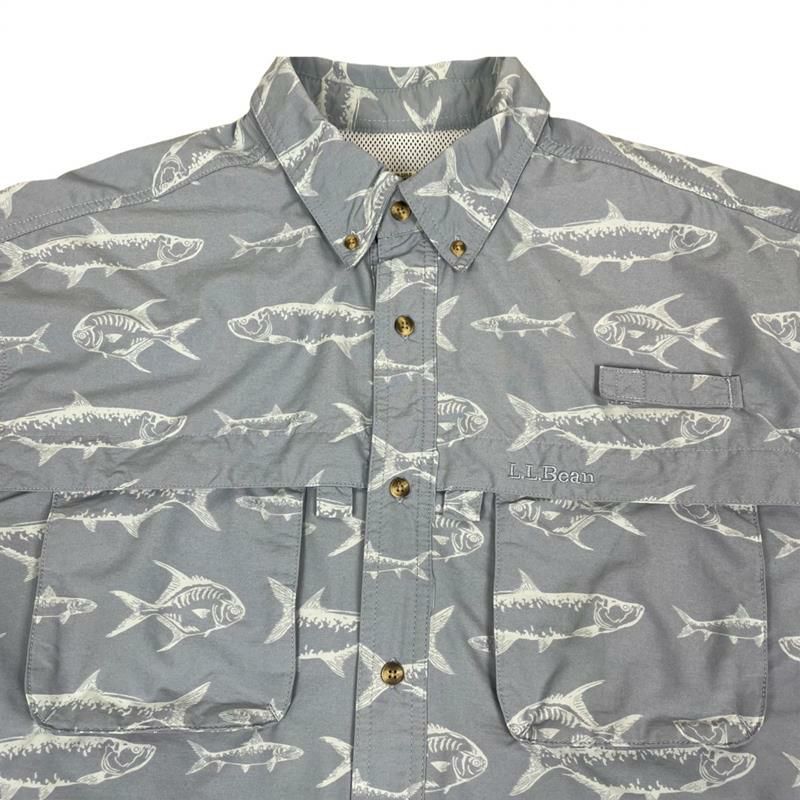 古着 L.L.BEAN 魚柄 フィッシングシャツ。 | Flamingo Online 古着屋