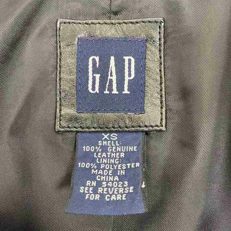 古着 GAP レザー テーラード ジャケット