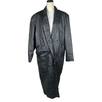 古着 JACQUELINE FERRAR エメラルド レザー コート | Flamingo Online