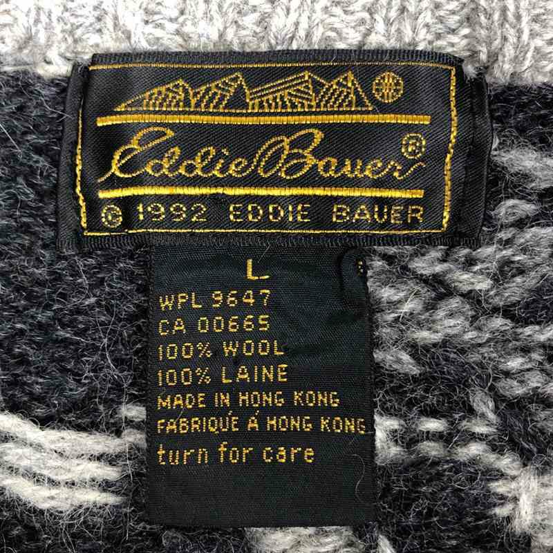 90s Eddie Bauer ノルディック柄セーター