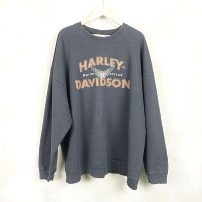 古着 Harley Davidson プリント スウェット