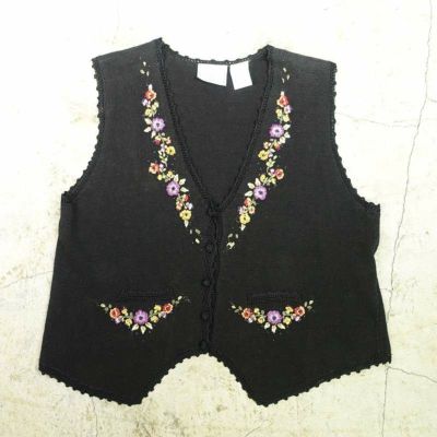 古着 Shanon Young 花柄 ニットベスト | Flamingo Online 古着屋