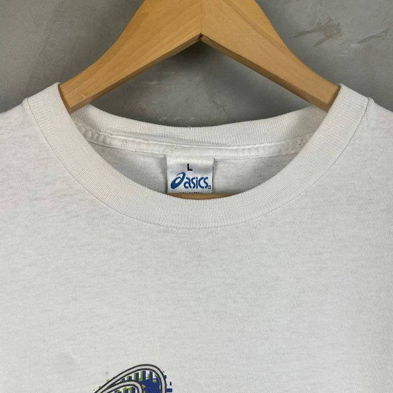 古着 90s asics プリント Tシャツ USA製 | Flamingo Online 古着