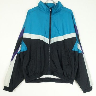 MUSTO PERORMANCE ナイロンセーリングジャケット NAVY 古着