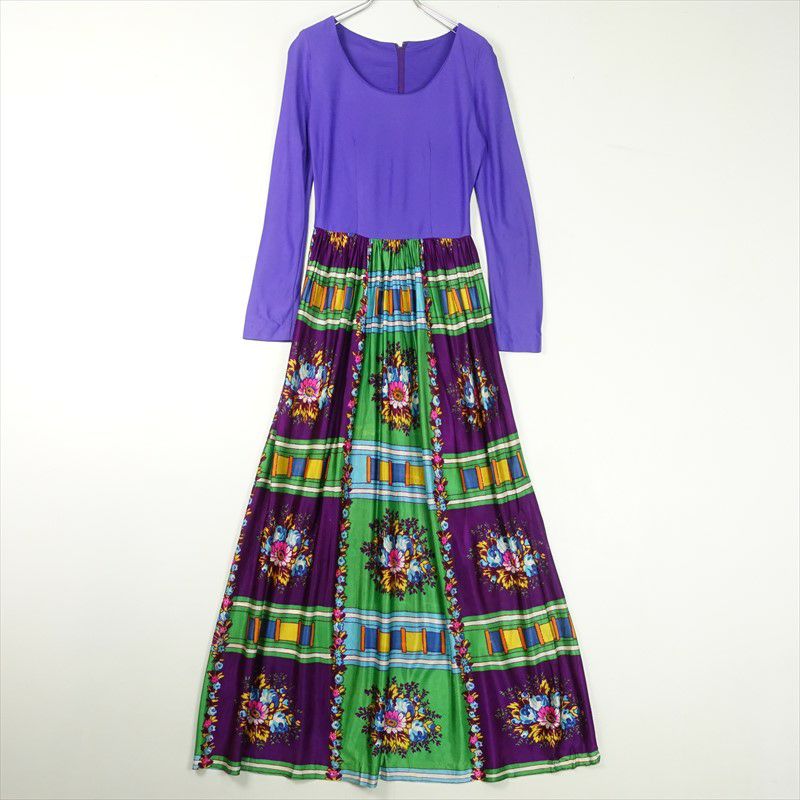 古着 70s ロングドレス ワンピース | Flamingo Online 古着屋