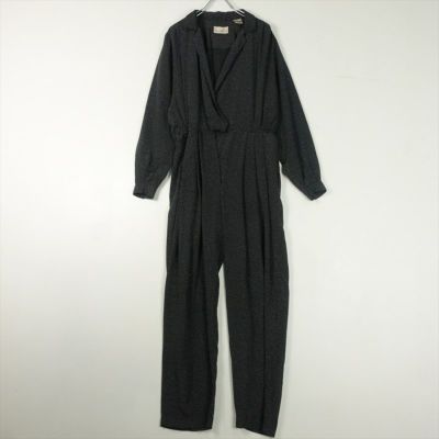 90s burberrys（バーバリー）ヴィンテージ コート/ブラック Burberrys(バーバリー) オーバーサイズステンカラーコートBLK - Lubb