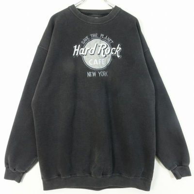 古着 90s USA製 HardRock CAF? 刺繍入り スウェット | Flamingo Online 