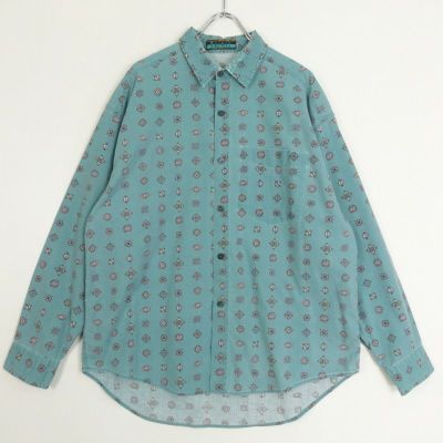 古着 90s NEIL MARTIN 幾何学柄 長袖シャツ | Flamingo Online