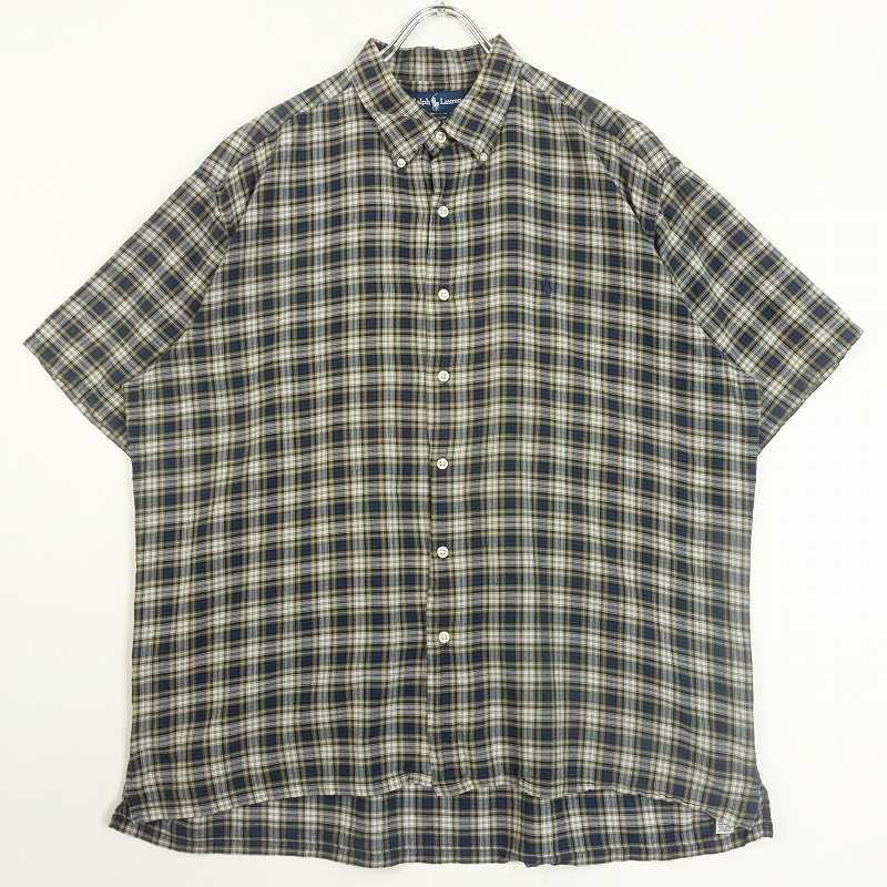 RalphLauren GREGGOR チェック 半袖シャツ
