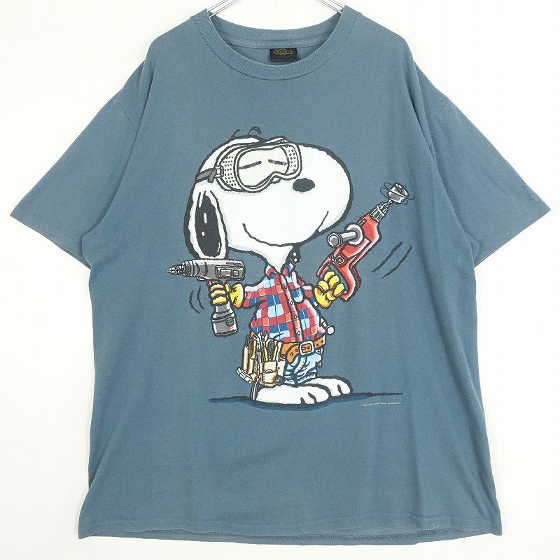 90s古着 USA製 スヌーピーTシャツ 黒 L キャラクターtシャツ ブラック スヌーピー Tシャツ XLサイズ ブラック ヘインズ Hanes 90s 00s
