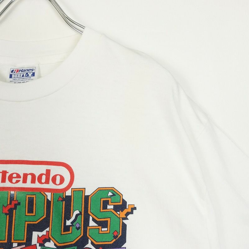古着 90s USA製 Nintendo CAMPUSCHALLENGE グラフィックプリント