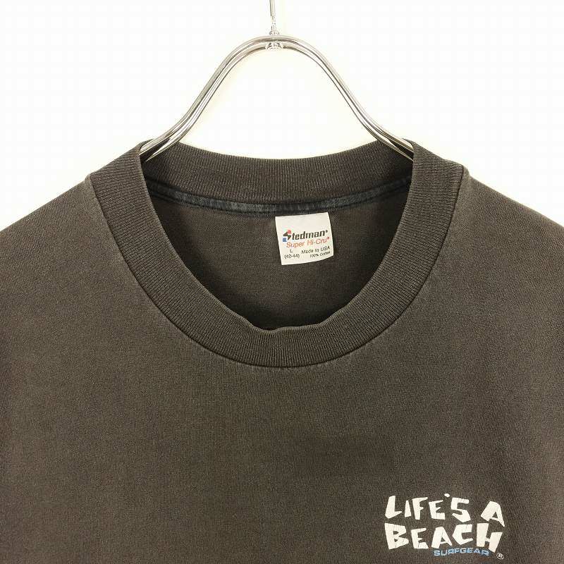 古着 90s USA製 LIFE'S A BEACH プリントTシャツ | Flamingo Online