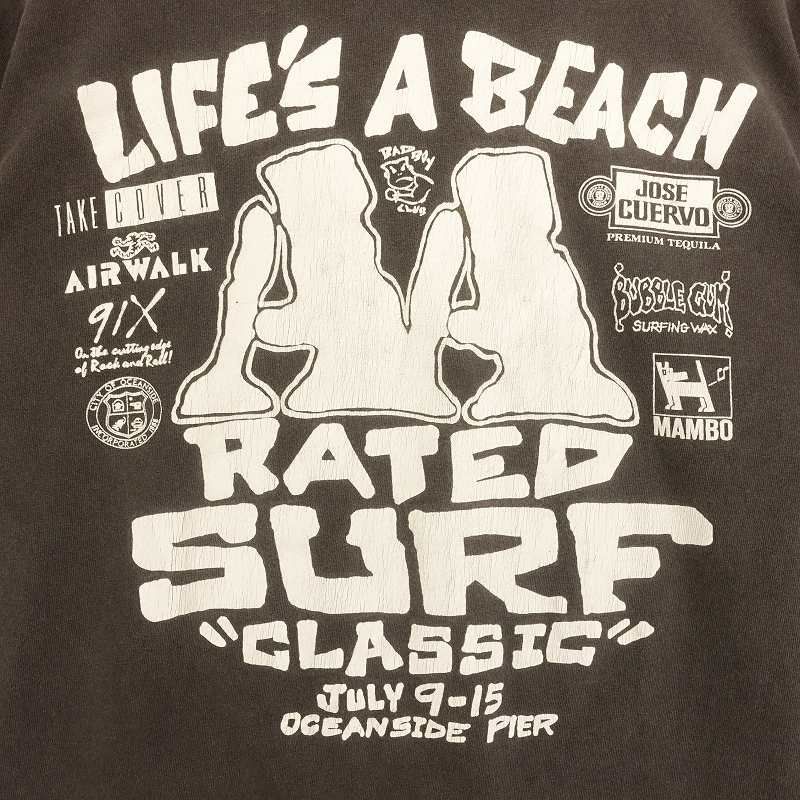 LIFE’S A BEACH Tシャツ 古着 90s USA製 LIFE'S A BEACH プリントTシャツ | Flamingo