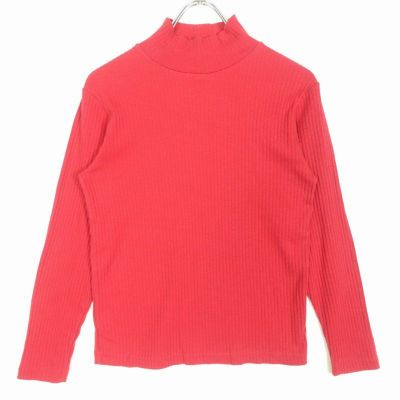 古着 LAURENBROOKE リブ モックネック ロンT