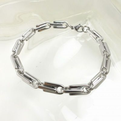 シルバー チェーンデザイン ブレスレット