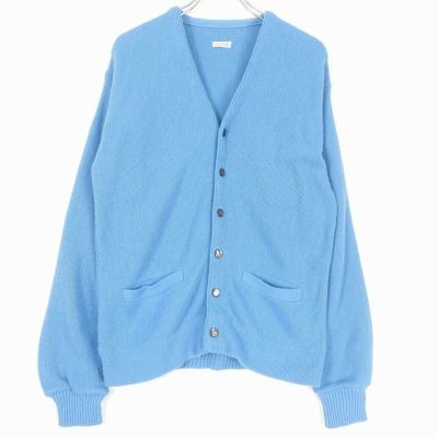 古着 60s 無地 スクールニットカーディガン