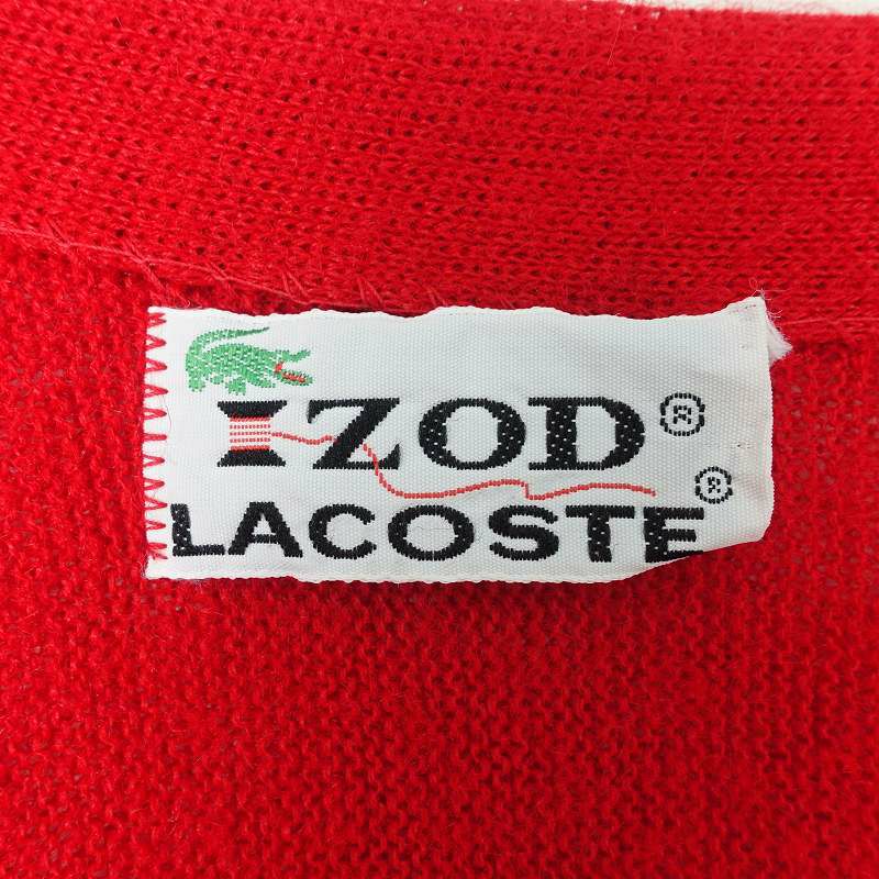 古着 80s IZOD LACOSTE スクールニットカーディガン | Flamingo Online
