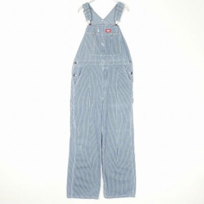 古着 80s ROUNDHOUSE ヒッコリーオーバーオール | Flamingo