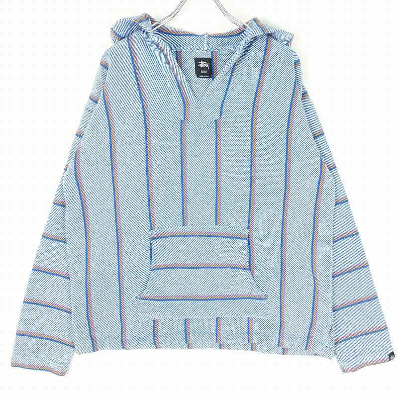 古着 Stussy ストライプ メキシカンパーカー | Flamingo Online 古着屋