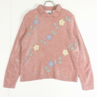 Meridianフラワー刺繍カーディガン | レトロ雰囲気 - 古着屋