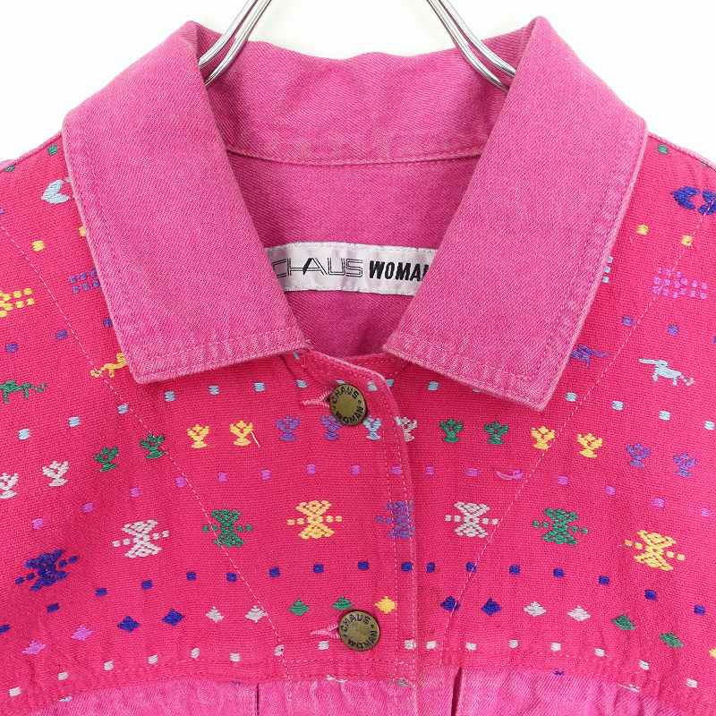 古着 CHAUSWOMAN ピンクデニムジャケット | Flamingo Online 古着屋