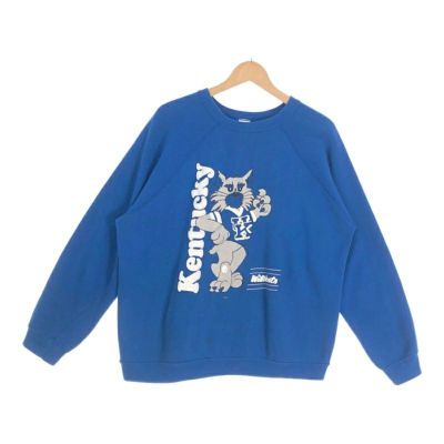 レディース 古着 80s Canada製 FRUIT OF THE LOOM 花 ハチドリ