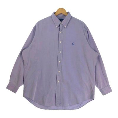 古着 RalphLauren ヘリンボーン 長袖シャツ