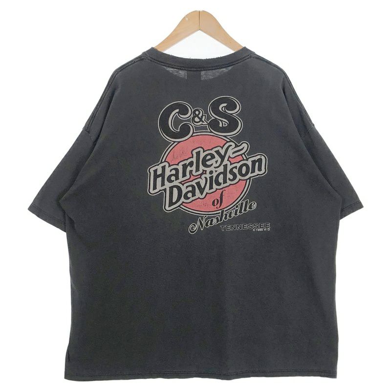 古着　Harley-Davidson Hampton Roads Tシャツ 古着 USA製 HARLEY-DAVIDSON ピエロプリントTシャツ | Flamingo