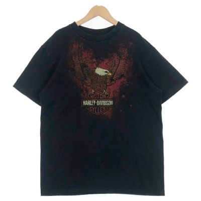 古着 90s USA製 HARLEY-DAVIDSON イーグルプリントTシャツ