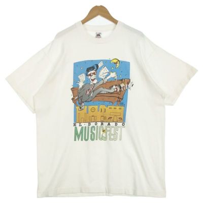 古着 90s USA製 FRUITOFTHEROOM プリントTシャツ | Flamingo