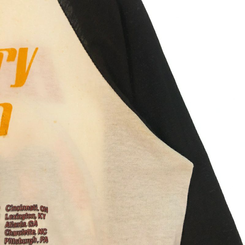 80s BON JOVI ラグランTシャツ　USA製 古着 80s USA製 BonJovi ラグラン バンド Tシャツ | Flamingo