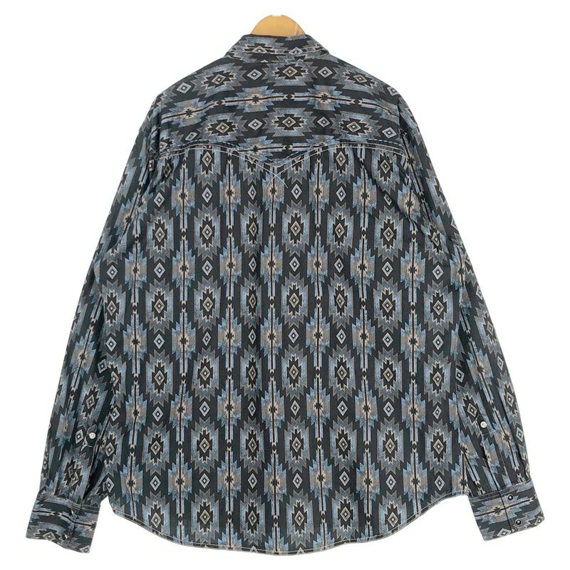 RonHerman Wrangler デニムシャツ ネイティブ柄 楽天市場】Wrangler × Ron herman L/S DENIM WESTERN SHIRT size