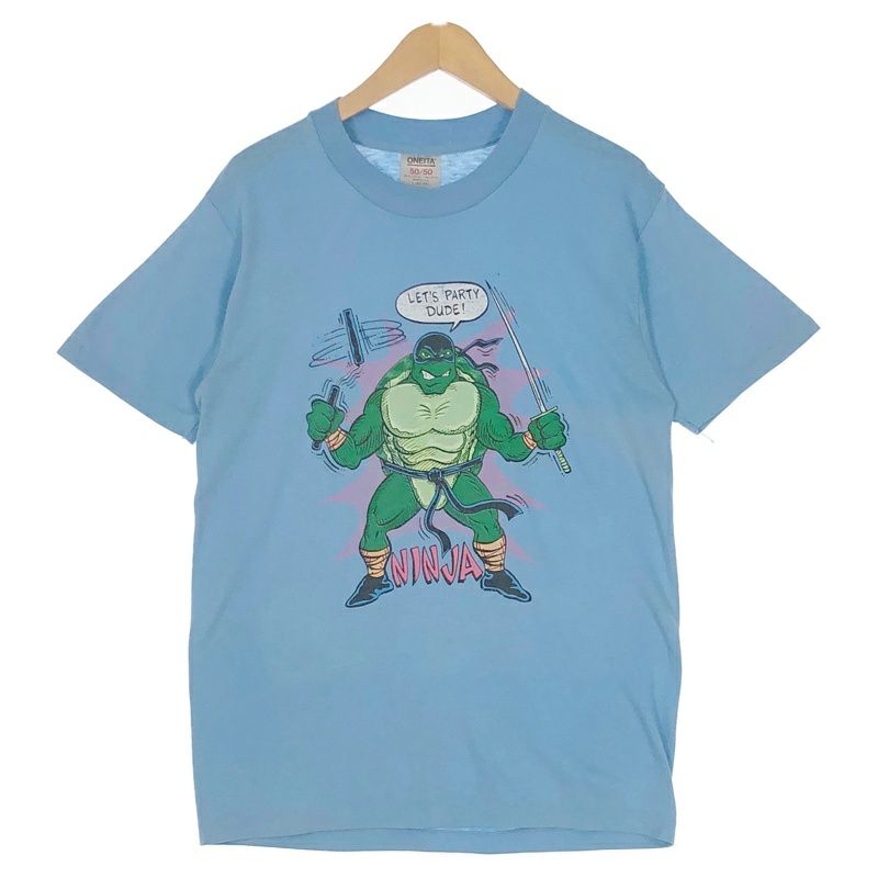 古着 90s ONEITA NINJAプリントTシャツ | Flamingo Online 古着屋 