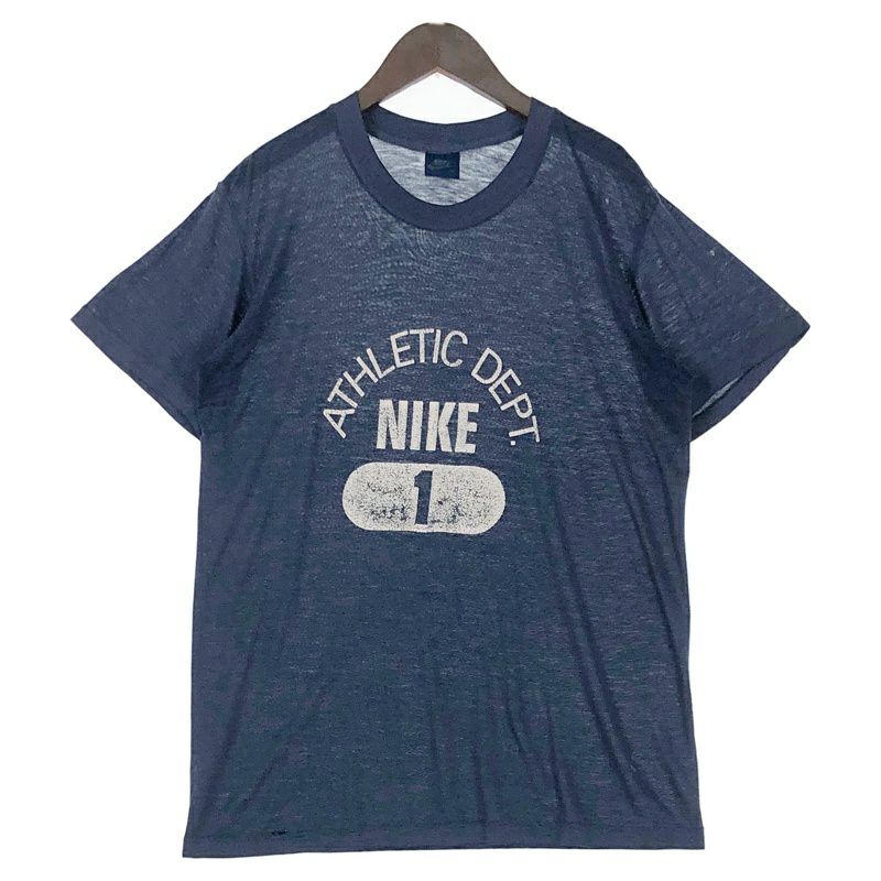 古着 80s 紺タグ NIKE カレッジプリントT | Flamingo Online