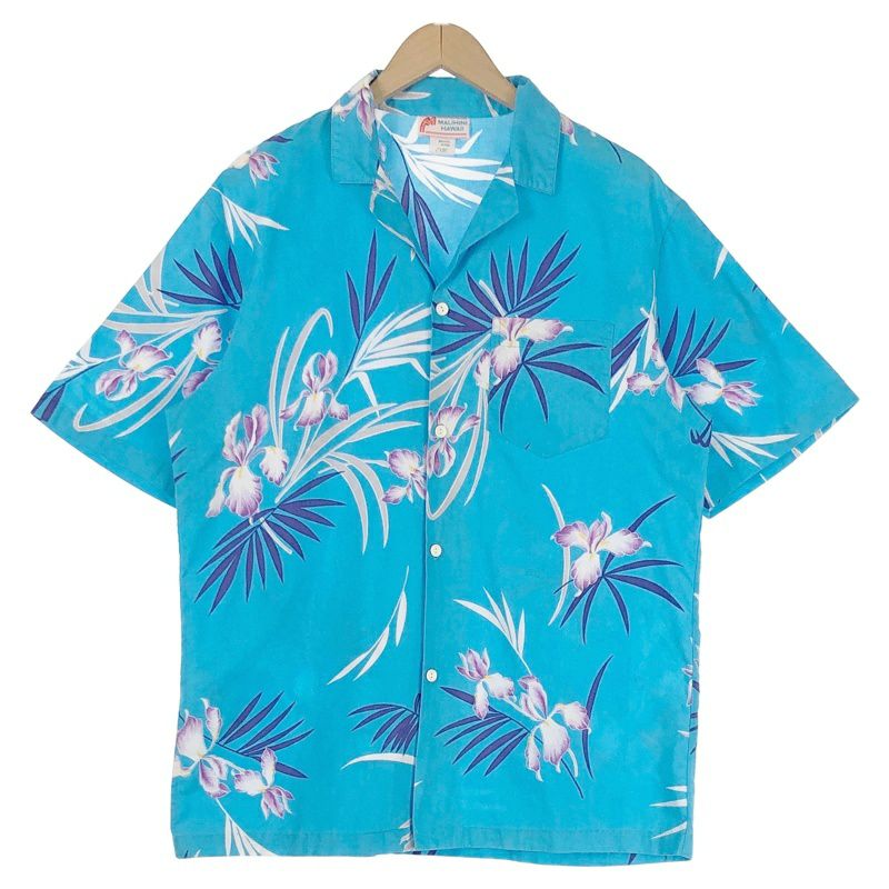 90s USA製 ハワイ製 レーヨンアロハシャツ ヴィンテージ アロハシャツ M 1990s “Mint Island” レーヨン アロハシャツ | ヴィンテージ