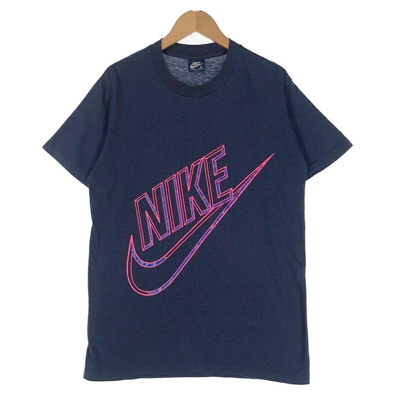 80s NIKE リバーシブルTシャツ レッド ブルー NIKE - NIKE 