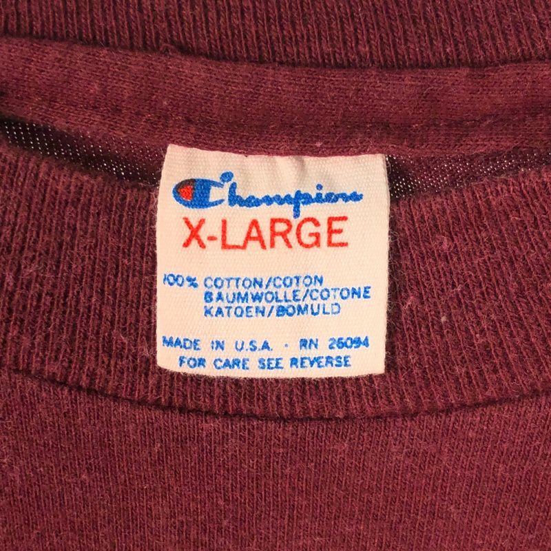 古着 80s USA製 champion カレッジプリントT | Flamingo Online