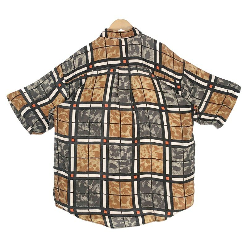 古着 SILKHOUSE スクエア柄 半袖シャツ | Flamingo Online 古着