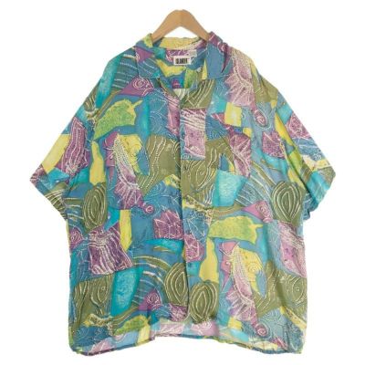 希少　80s Banana Republic ボウリングシャツ　バナナタグ 希少 80s Banana Republic ボウリングシャツ バナナタグ