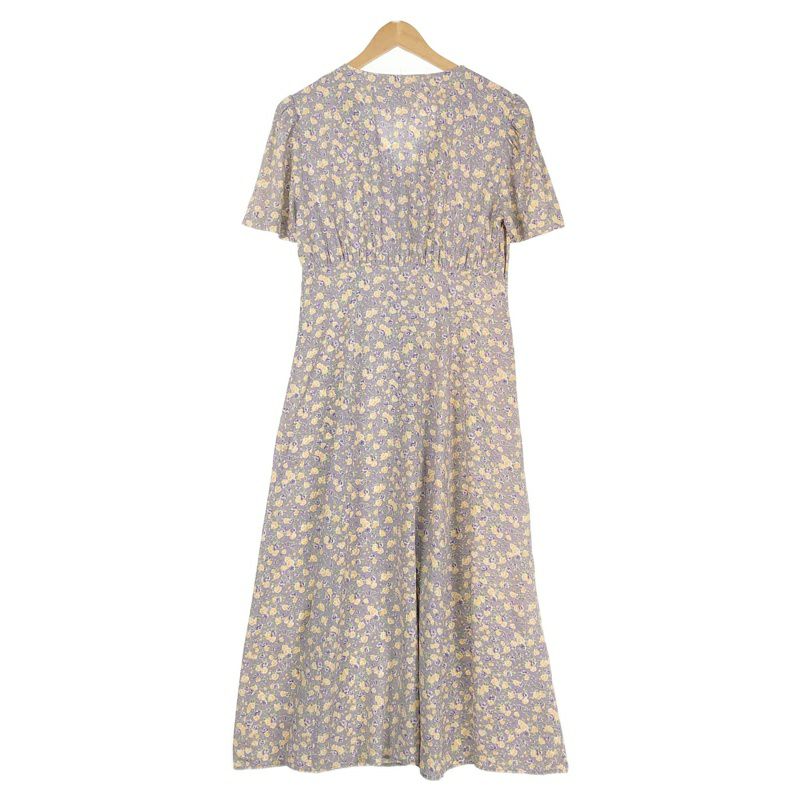 夏服　花柄　ワンピース　ピンク　古着　一点もの　USA製　ヴィンテージ 夏服 花柄 ワンピース ピンク 古着 一点もの USA製 ヴィンテージ